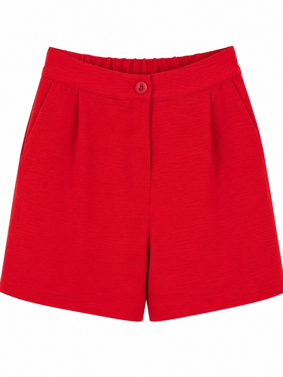 Zenana Signature Pants - ZENANA Airflow Woven Women's Red Shorts